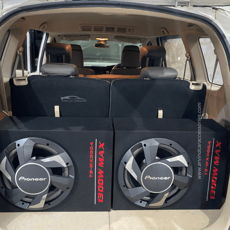 car subwoofer and amplifier