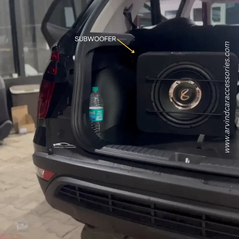 car subwoofer and amplifier