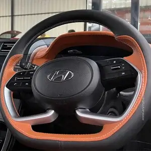 steering wheel leather wrap service near me