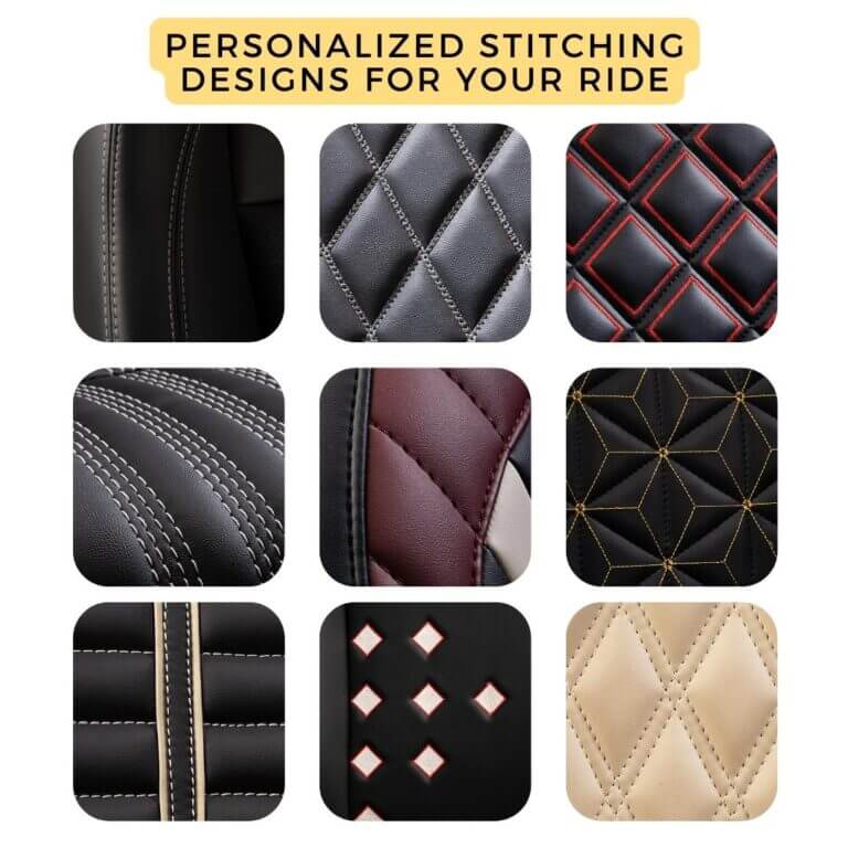 a collage of different types of leathers