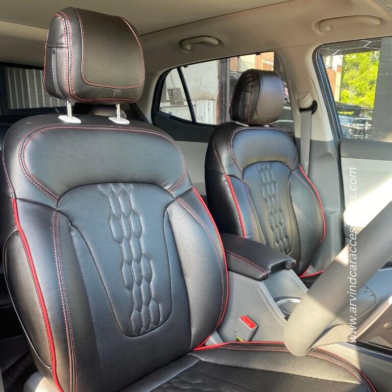 Sporty car seat cover designs