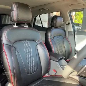 the inside of a car nappa seat covers