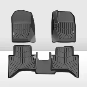 All-weather floor mats for vehicles