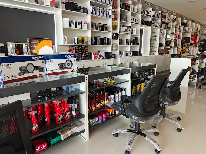 Car accessories expert fitment and installation ECR Chennai Uthandi shop